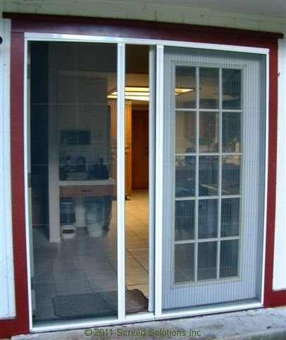 exterior french doors with screens